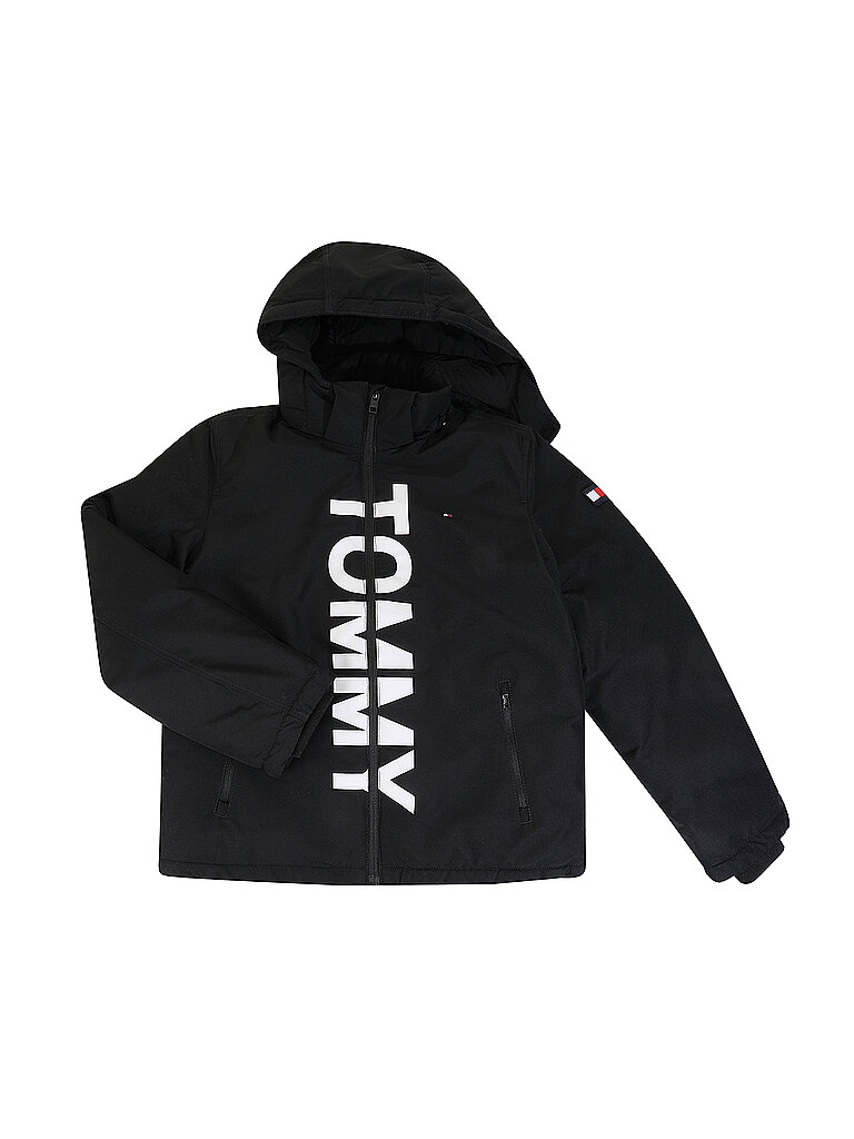 TOMMY HILFIGER Jungen Jacke  schwarz | 164
